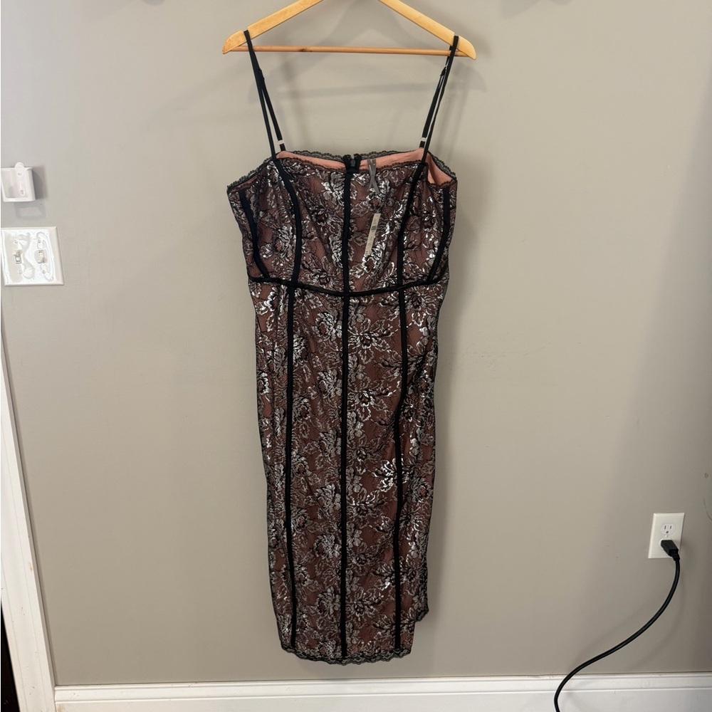 Anthropologie Size XL Lace Midi Dress